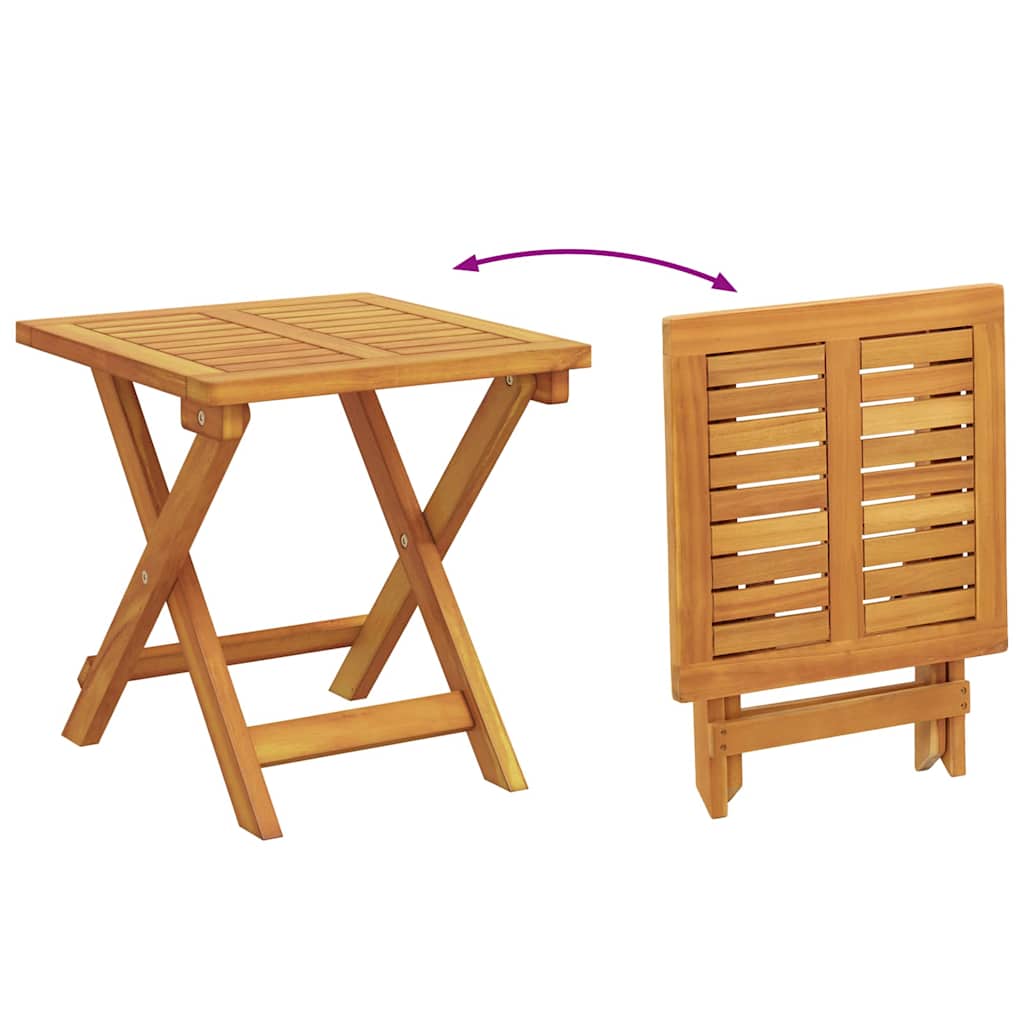 Sonnenliege 2-Person 3 pcs Rot 40 x 40 x 40cm Massivholz Akazie