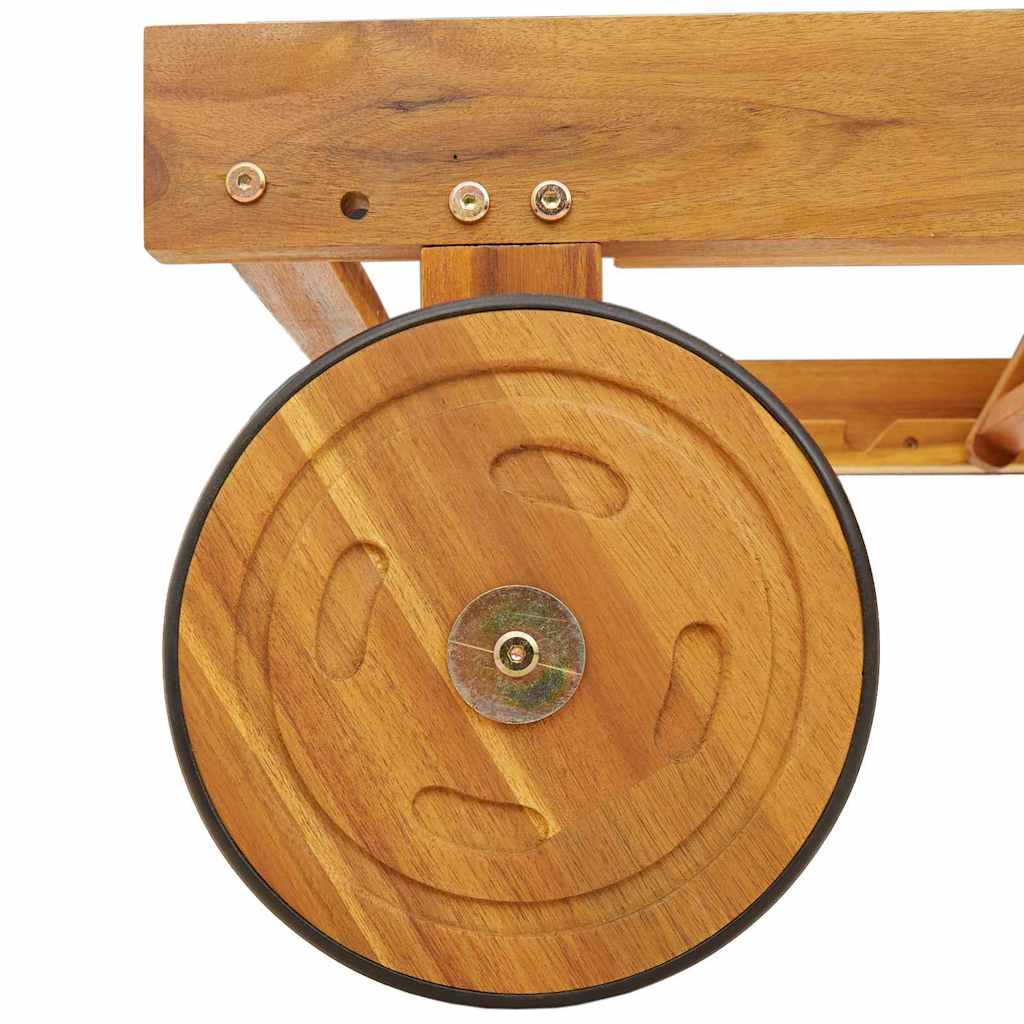 Sonnenliege 2 pcs Braun 40 x 40 x 40cm Massivholz Akazie
