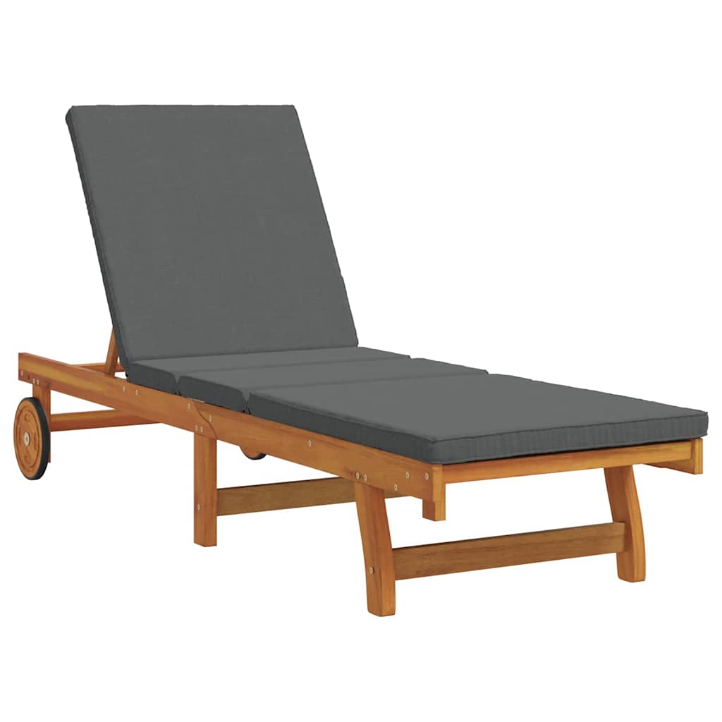 Sonnenliege 2 pcs Braun 40 x 40 x 40cm Massivholz Akazie