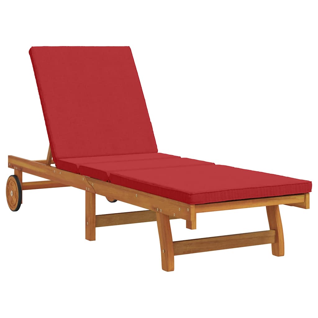 Sonnenliege 2 pcs Braun 40 x 40 x 40cm Massivholz Akazie
