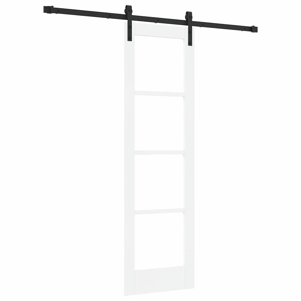 Schiebetür ORKDAL Weiß und Schwarz 61 x 198,5 cm