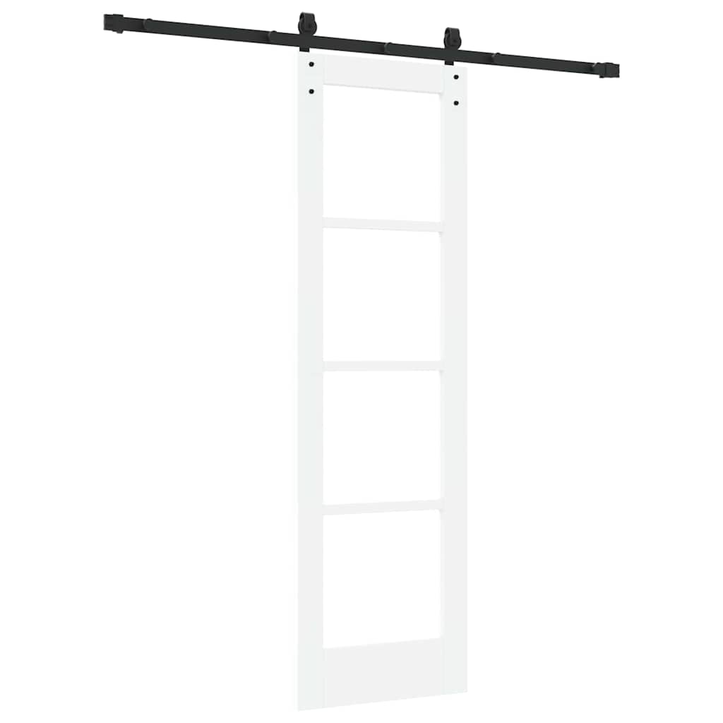 Schiebetür ORKDAL Weiß und Schwarz 61 x 198,5 cm