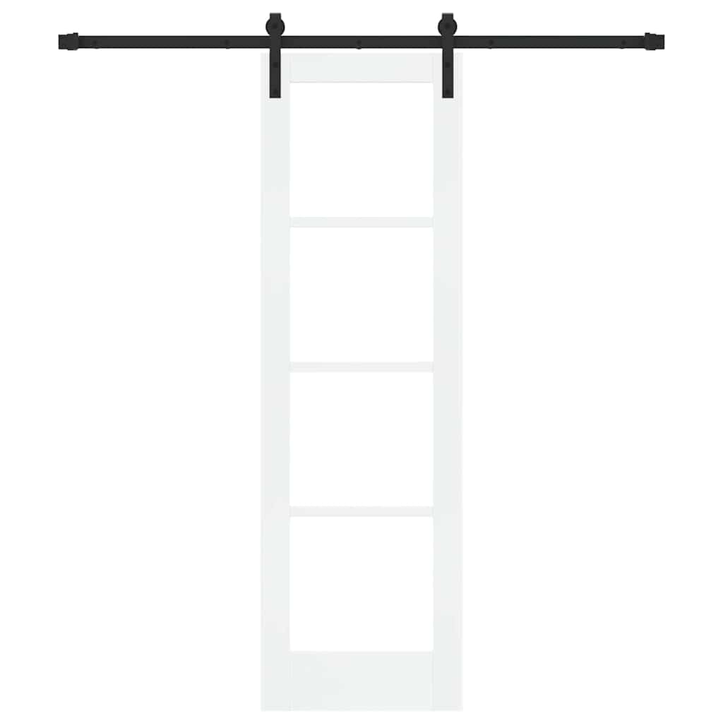 Schiebetür ORKDAL Weiß und Schwarz 61 x 198,5 cm