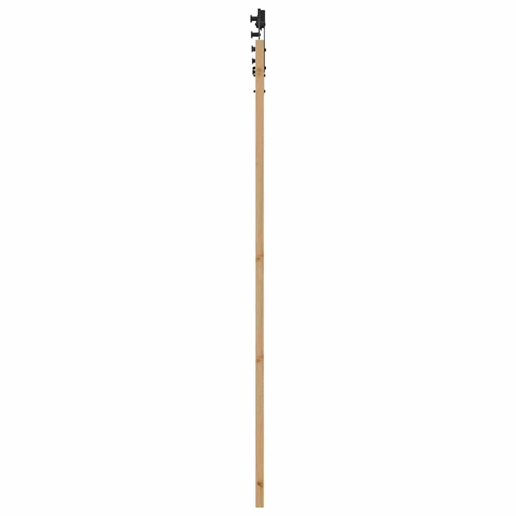 Schiebetür ORKDAL Natürlich und Schwarz 93 x 211 cm