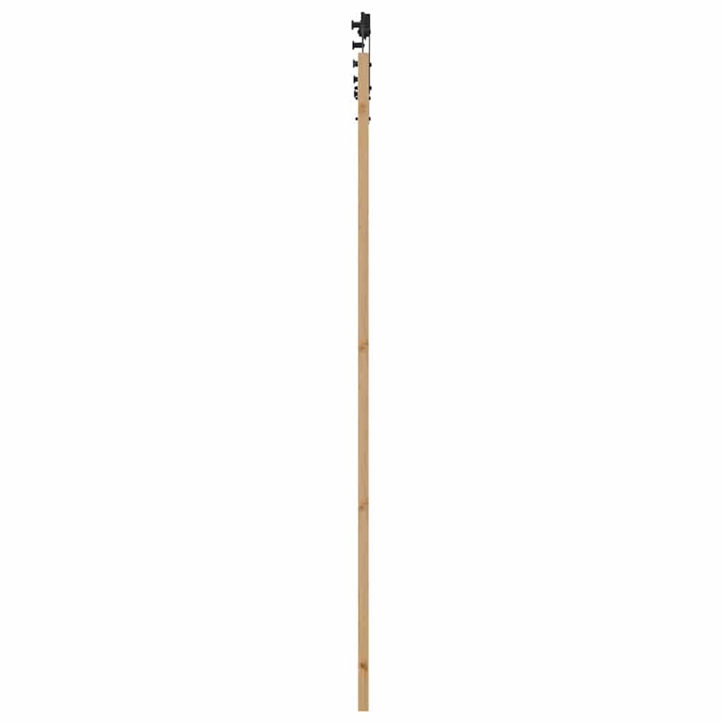 Schiebetür ORKDAL Natürlich und Schwarz 93 x 232 cm
