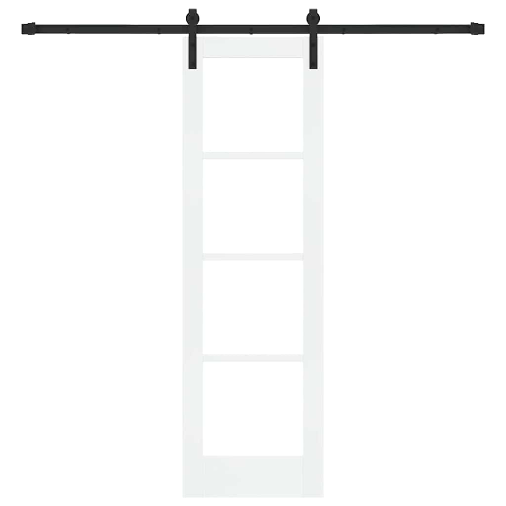 Schiebetür ORKDAL Weiß und Schwarz 61 x 198,5 cm