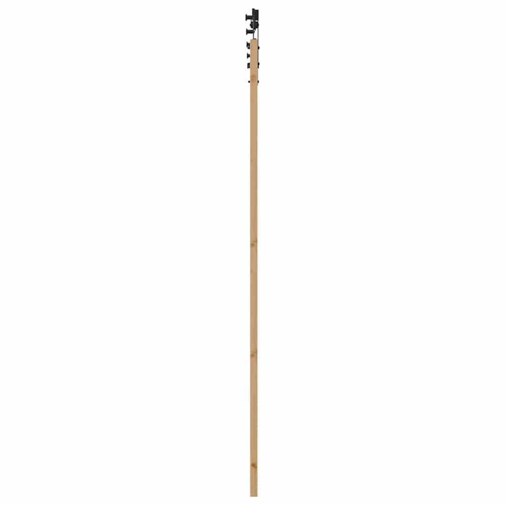 Schiebetür ORKDAL Natürlich und Schwarz 93 x 232 cm