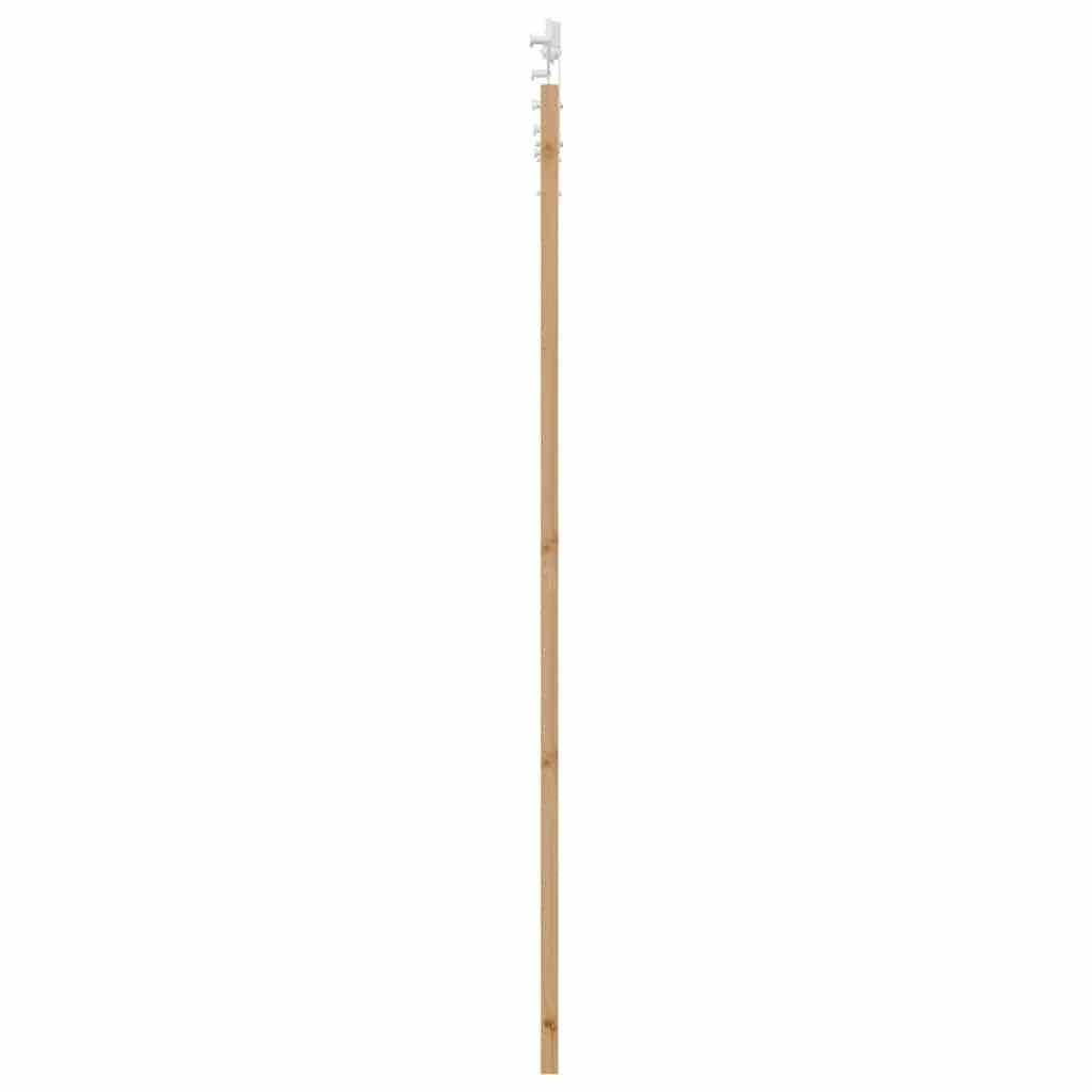 Schiebetür ORKDAL Natur 93 x 211 cm Solid Pine Wood and Glass