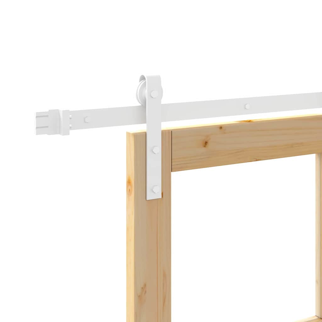 Schiebetür ORKDAL Natur 61 x 198,5 cm Solid Pine Wood and Glass