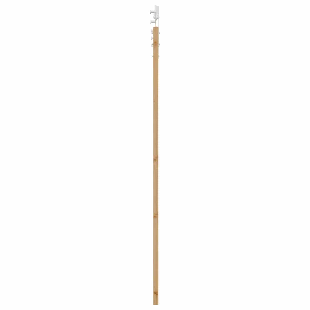 Schiebetür ORKDAL Natur 93 x 202 cm Solid Pine Wood and Glass