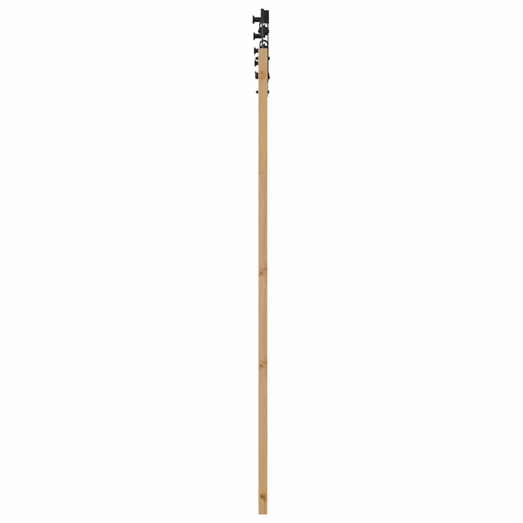 Schiebetür ORKDAL Natur 61 x 198,5 cm Solid Pine Wood and Glass