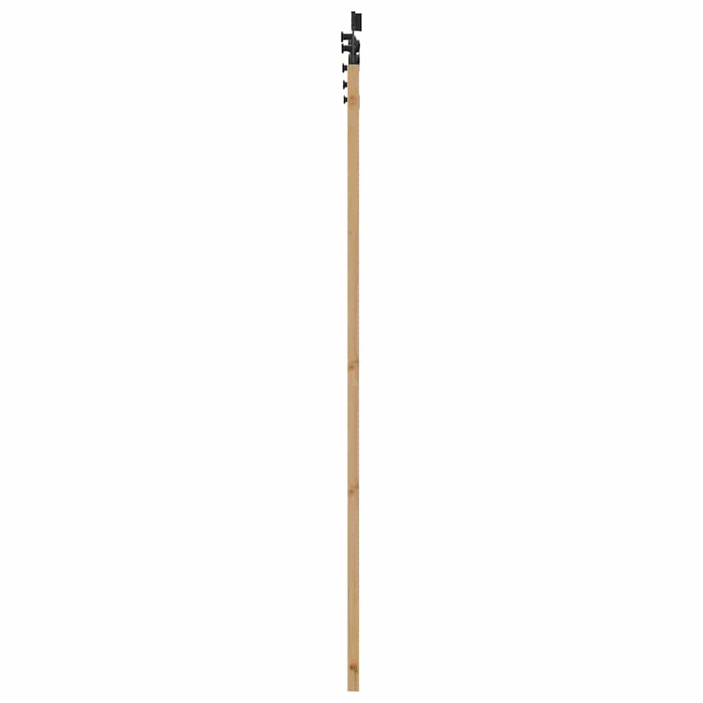 Schiebetür ORKDAL Natürlich und Schwarz 61 x 198,5 cm