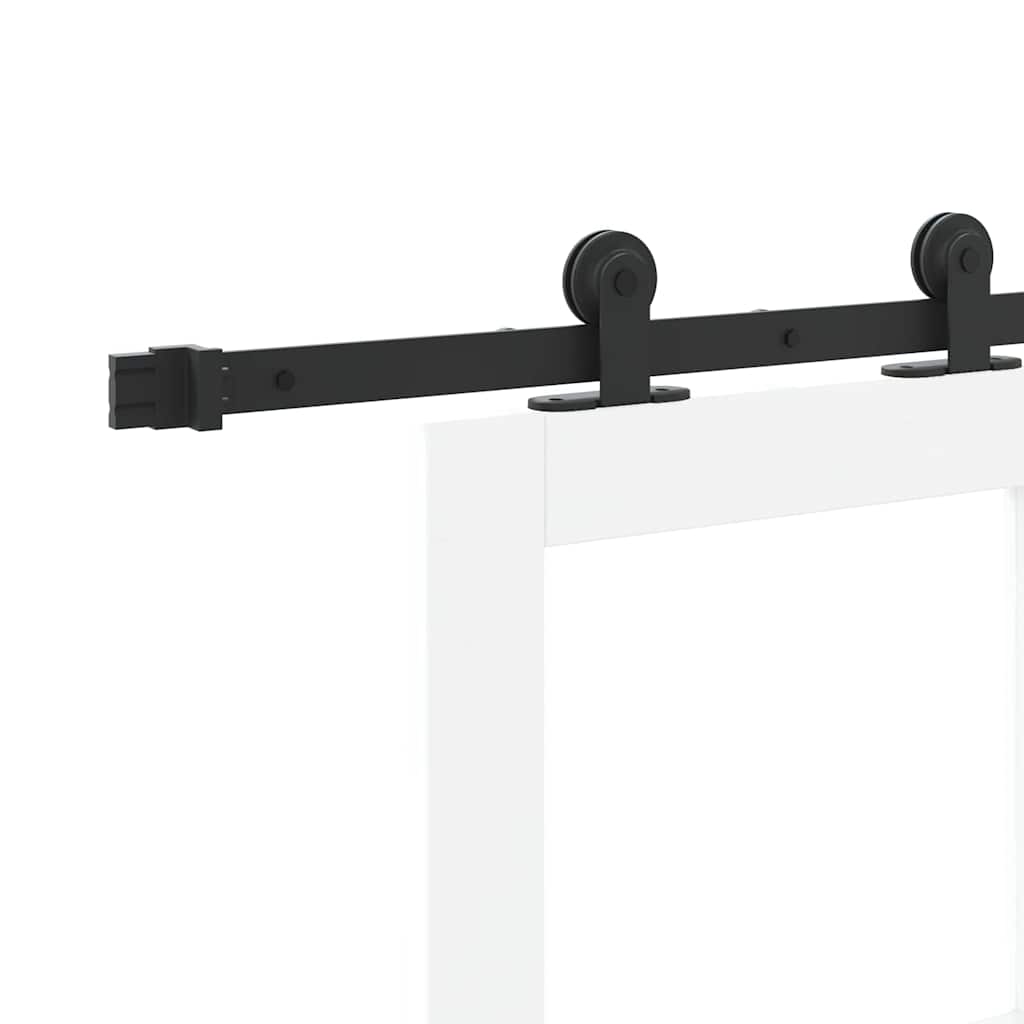 Schiebetür ORKDAL Weiß und Schwarz 61 x 198,5 cm