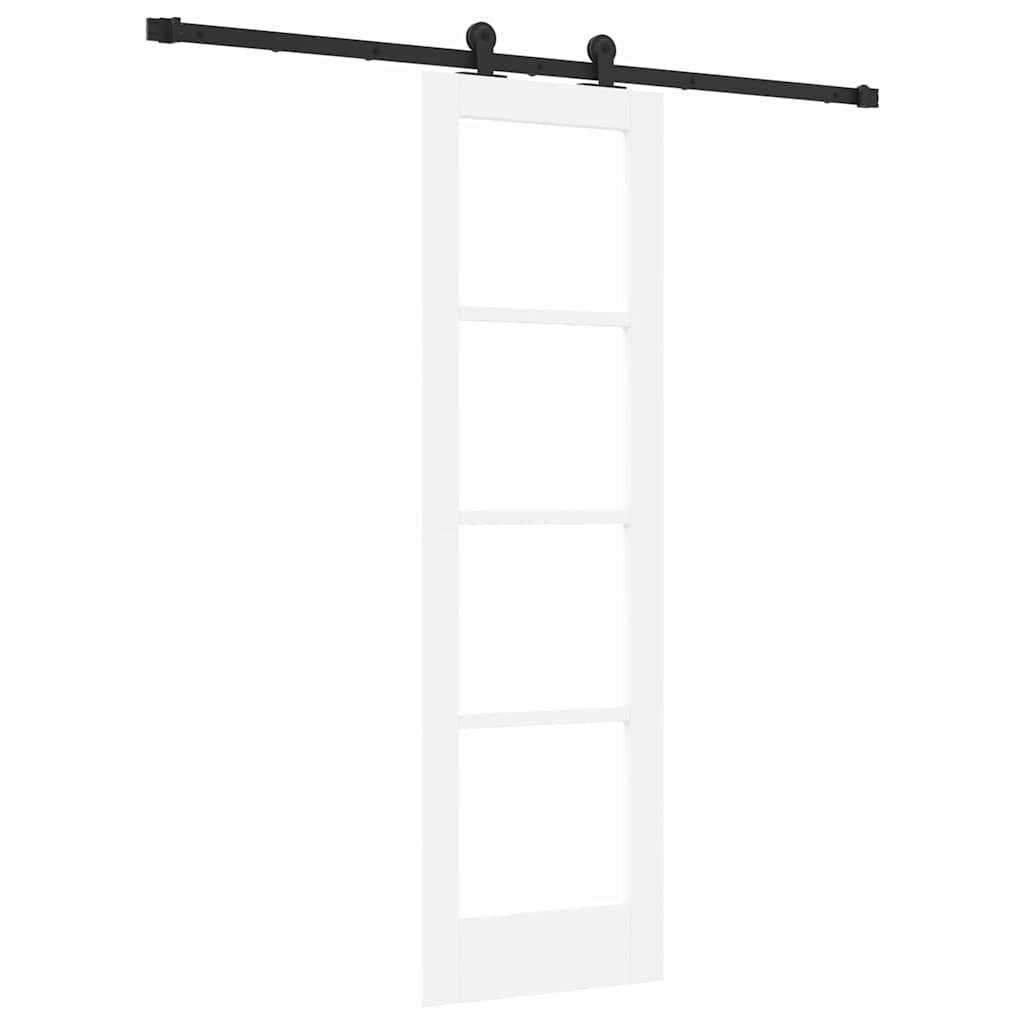 Schiebetür ORKDAL Weiß und Schwarz 61 x 198,5 cm