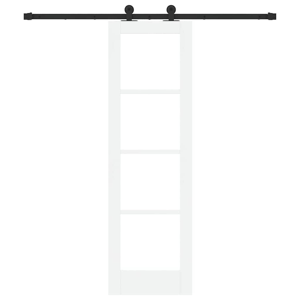 Schiebetür ORKDAL Weiß und Schwarz 61 x 198,5 cm