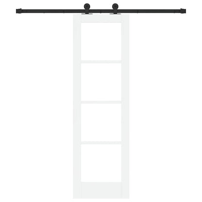Schiebetür ORKDAL Weiß und Schwarz 61 x 198,5 cm