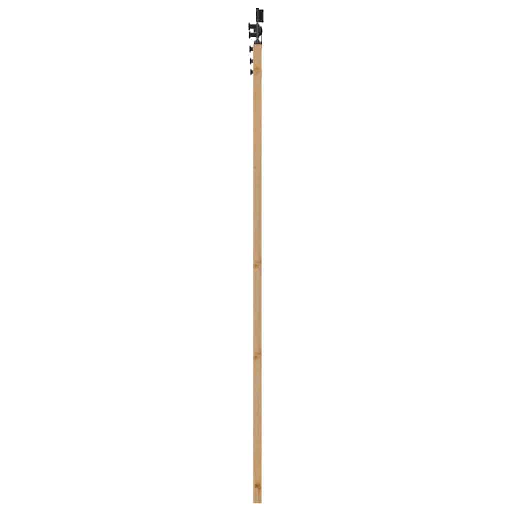 Schiebetür ORKDAL Natürlich und Schwarz 73,5 x 198,5 cm