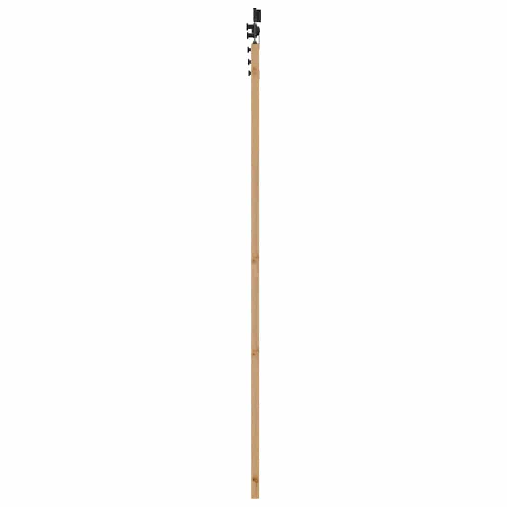 Schiebetür ORKDAL Natürlich und Schwarz 93 x 202 cm