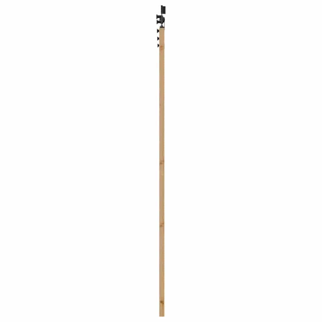 Schiebetür ORKDAL Natürlich und Schwarz 93 x 211 cm