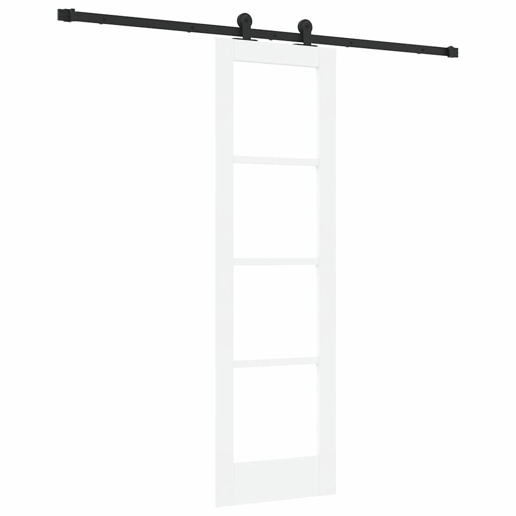 Schiebetür ORKDAL Weiß und Schwarz 61 x 198,5 cm