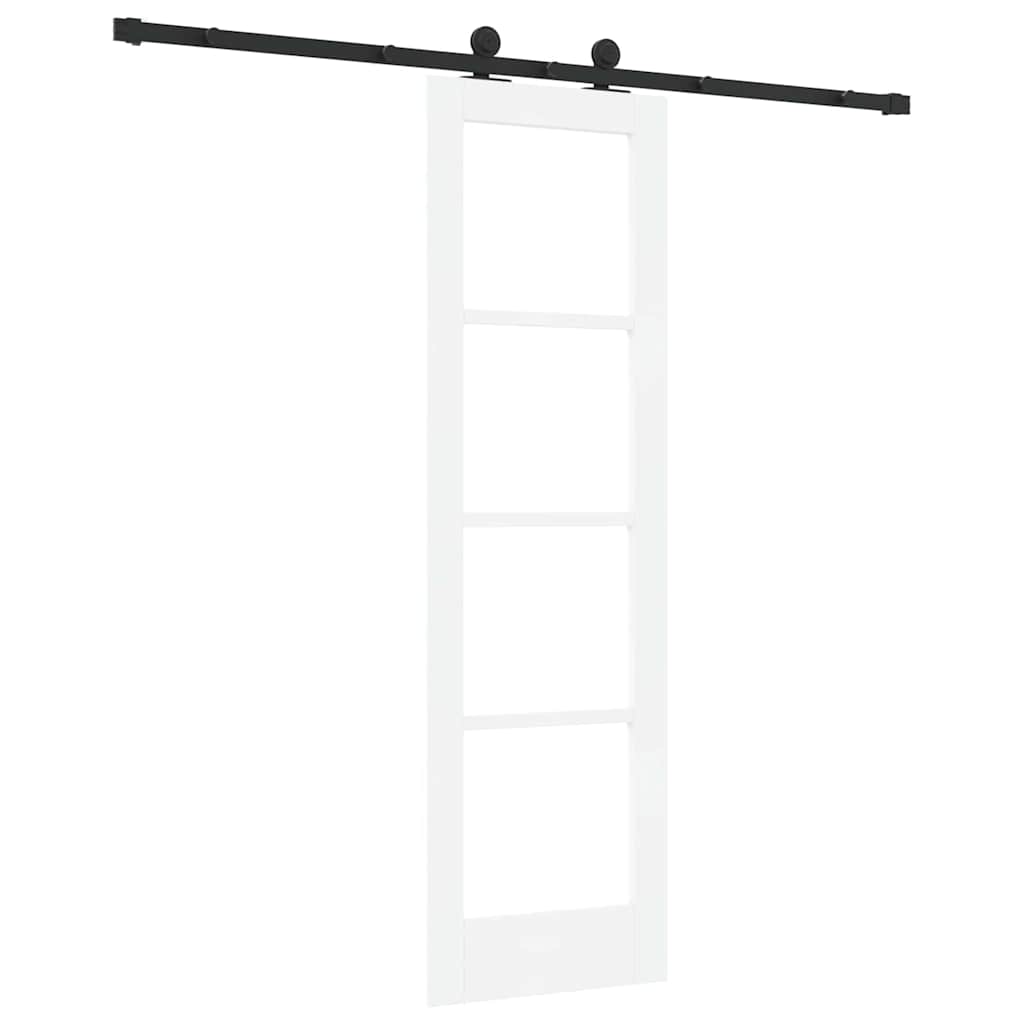 Schiebetür ORKDAL Weiß und Schwarz 61 x 198,5 cm