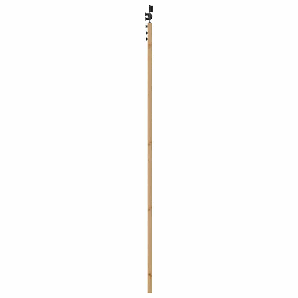 Schiebetür ORKDAL Natürlich und Schwarz 93 x 232 cm