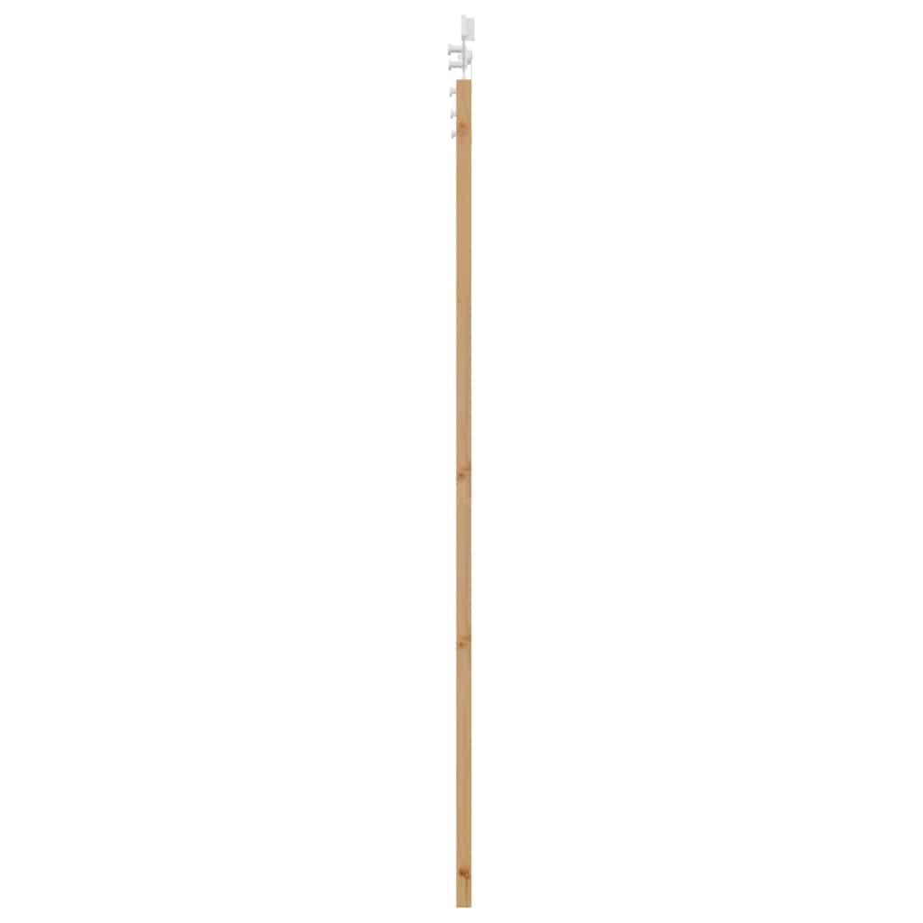 Schiebetür ORKDAL Natur 93 x 202 cm Solid Pine Wood and Glass