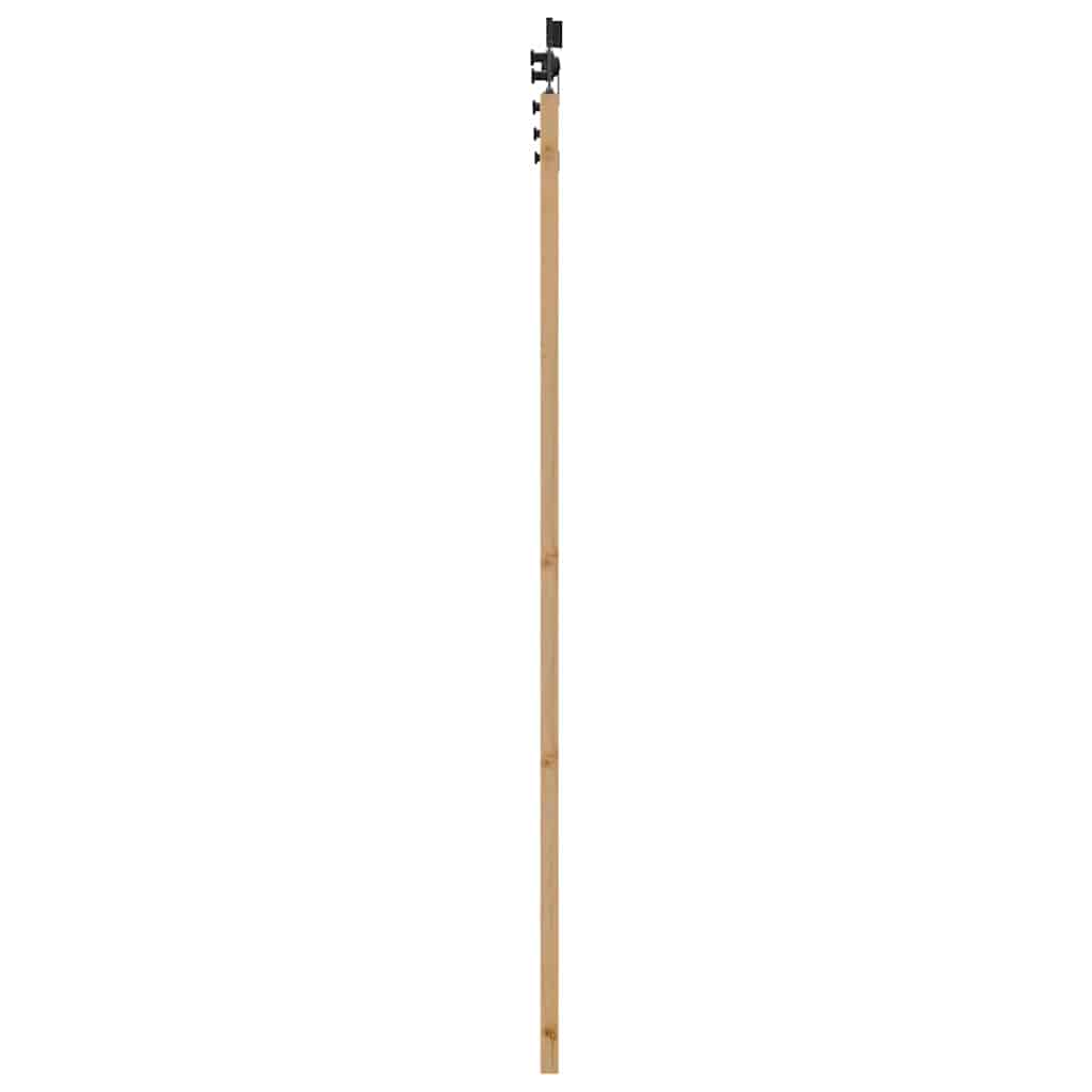 Schiebetür ORKDAL Natur 93 x 202 cm Solid Pine Wood and Glass