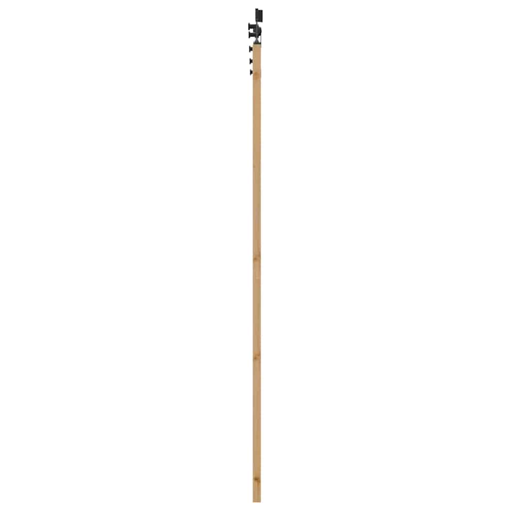 Schiebetür ORKDAL Natur 93 x 211 cm Solid Pine Wood and Glass