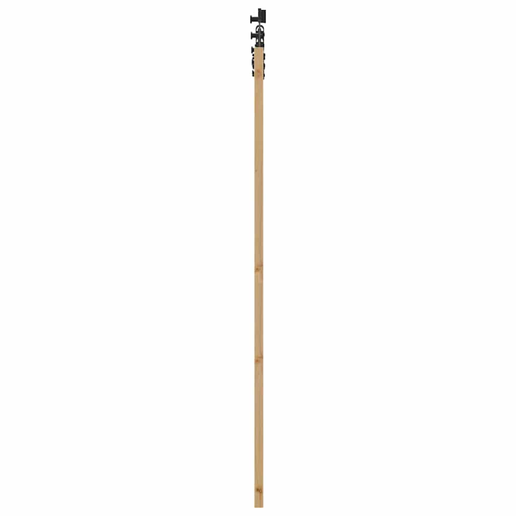 Schiebetür ORKDAL Natürlich und Schwarz 61 x 198,5 cm