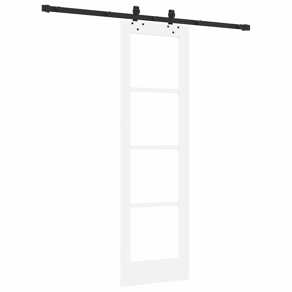 Schiebetür ORKDAL Weiß und Schwarz 61 x 198,5 cm