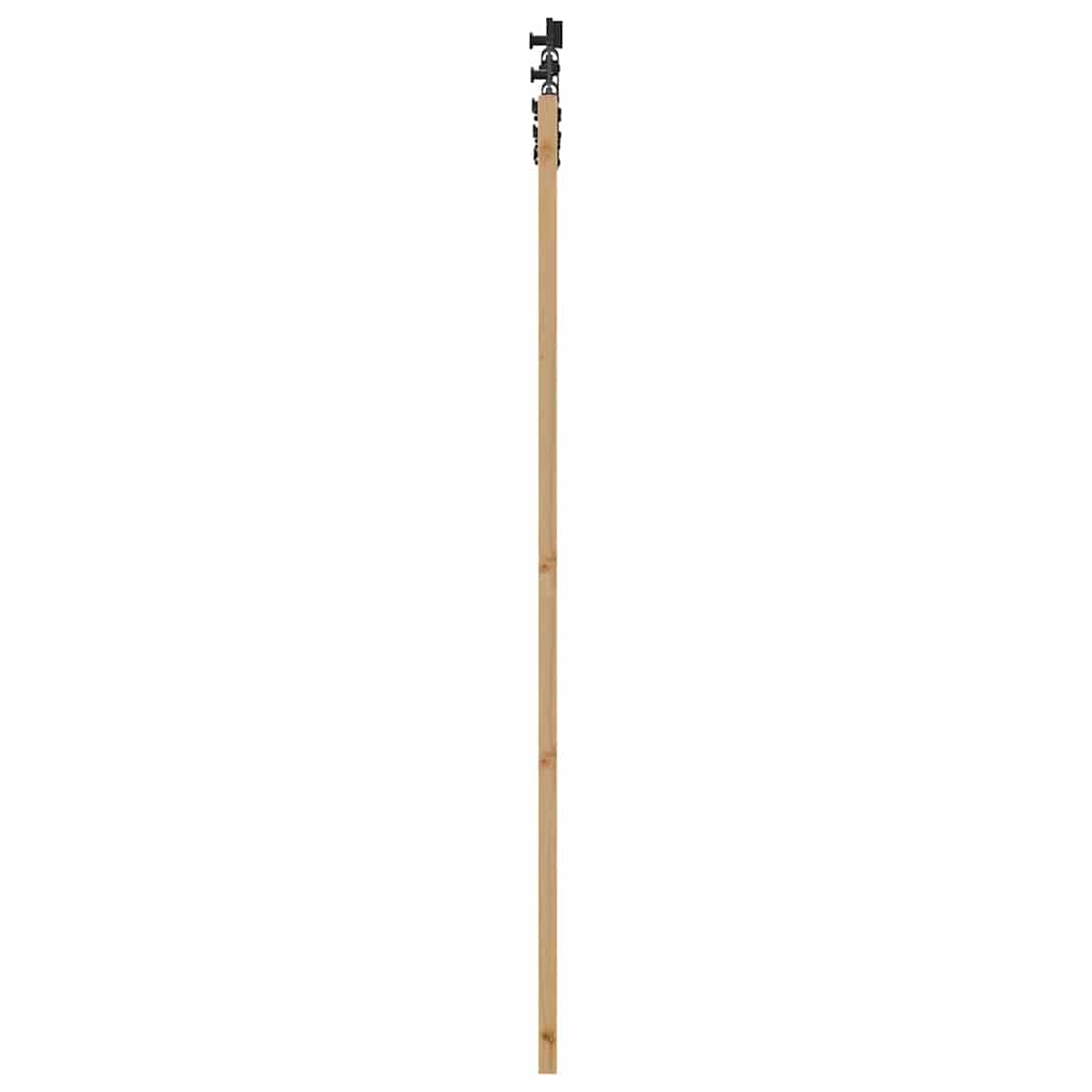 Schiebetür ORKDAL Natürlich und Schwarz 73,5 x 198,5 cm