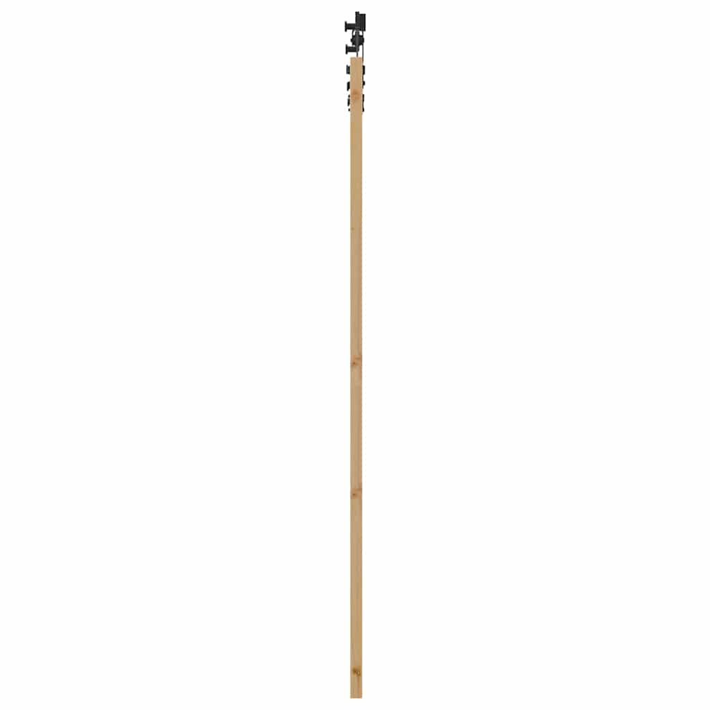 Schiebetür ORKDAL Natürlich und Schwarz 93 x 202 cm