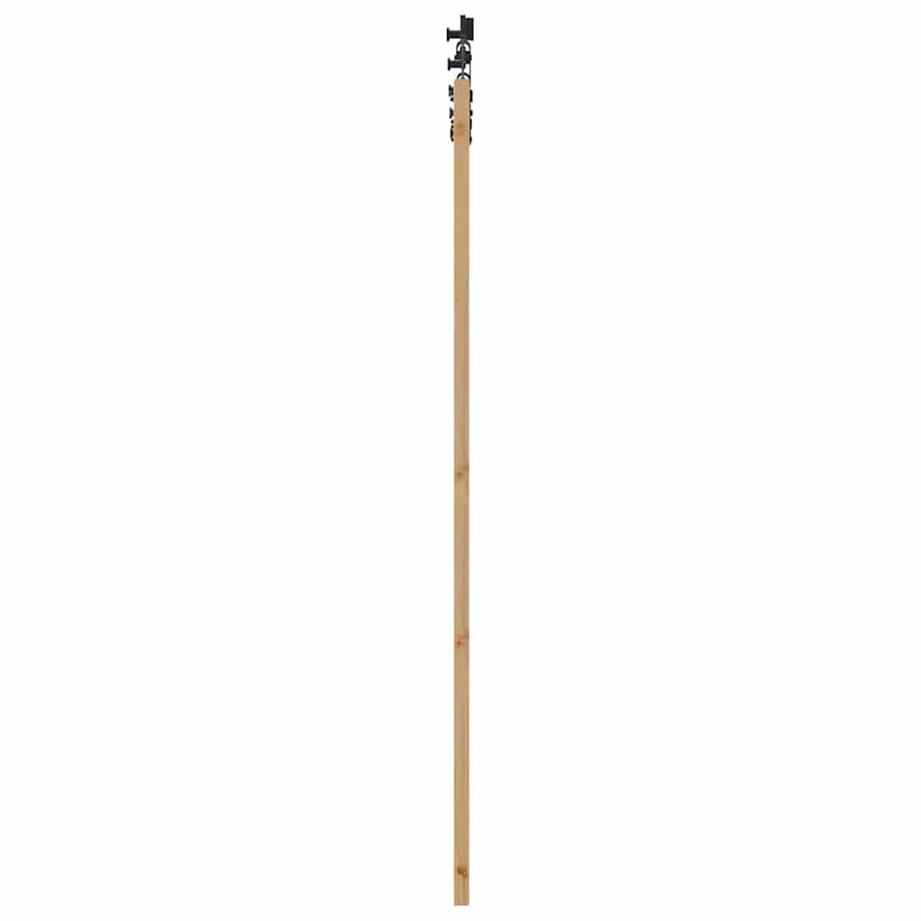 Schiebetür ORKDAL Natürlich und Schwarz 93 x 202 cm