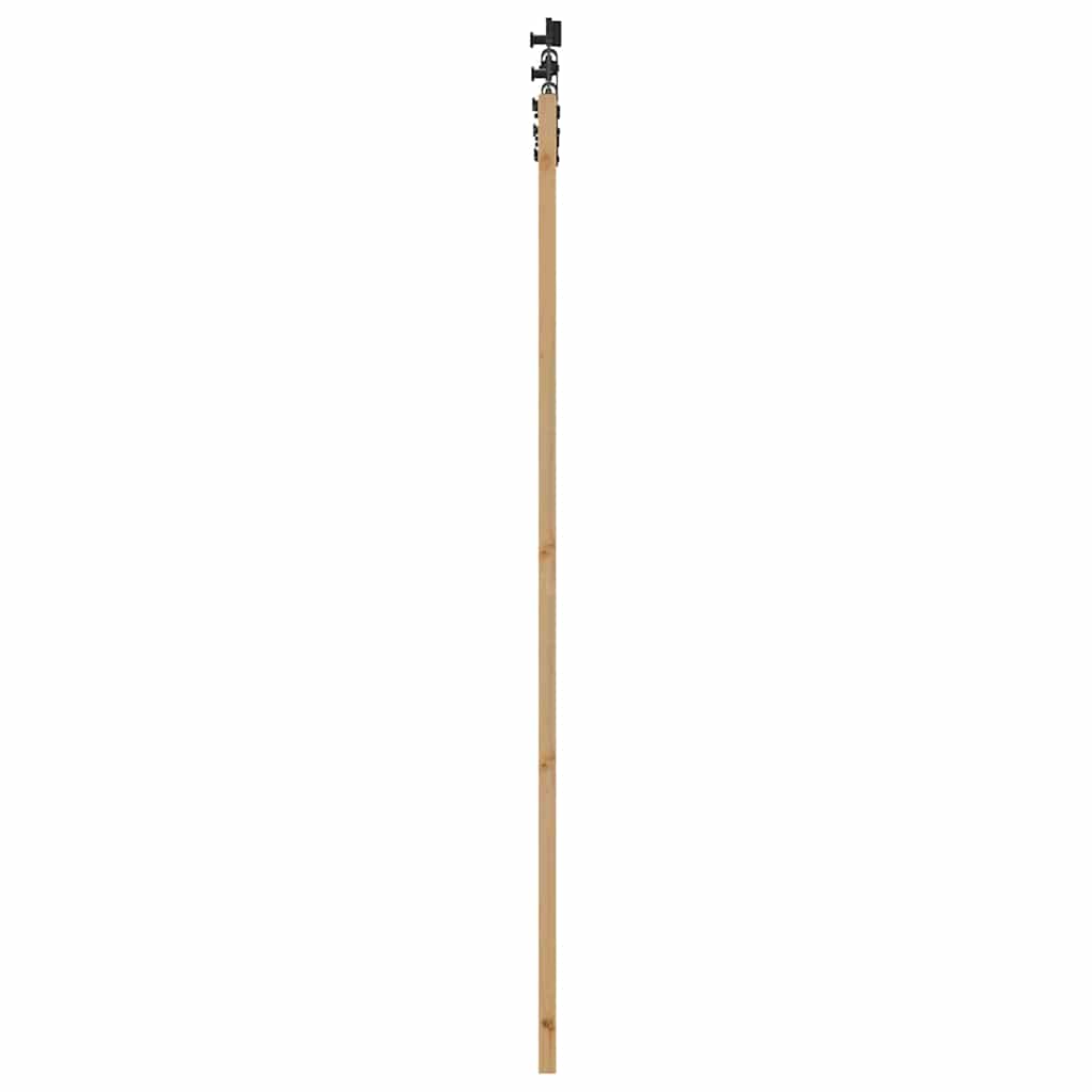 Schiebetür ORKDAL Natürlich und Schwarz 93 x 211 cm