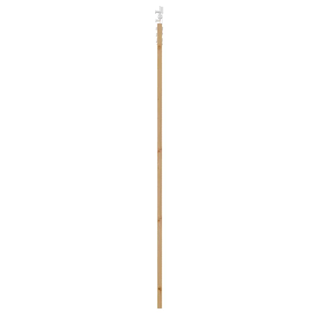 Schiebetür Natur 93 x 232 cm Solid Pine Wood and Glass