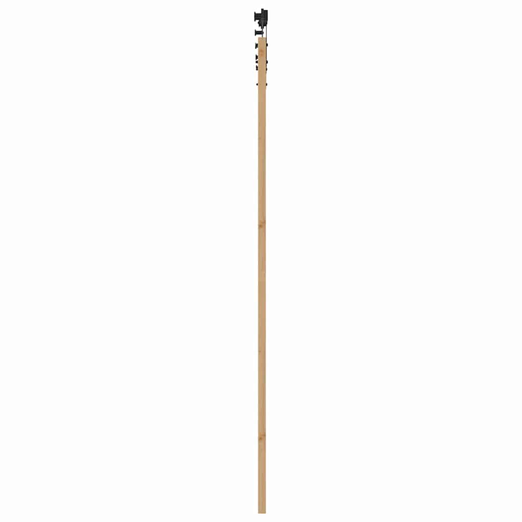 Schiebetür Natur 93 x 232 cm Solid Pine Wood and Glass