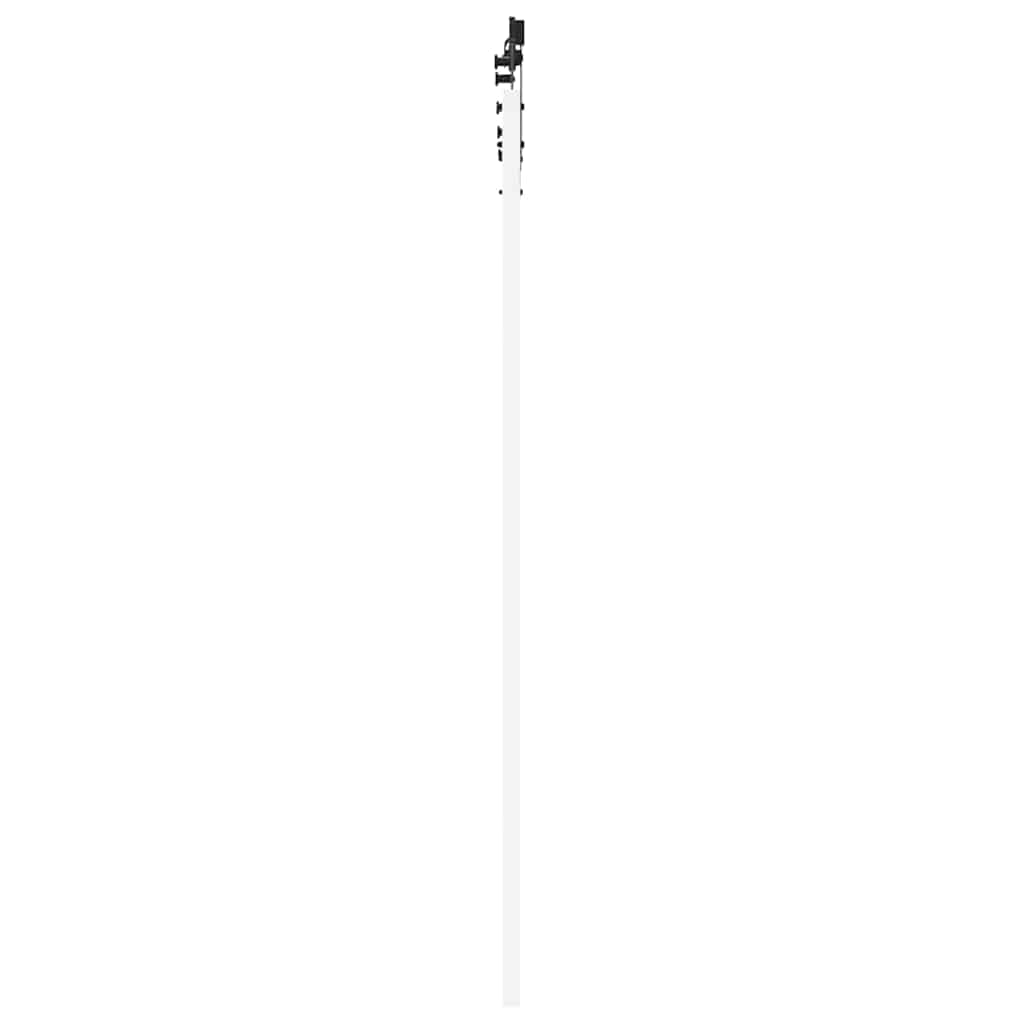 Schiebetür Weiß und Schwarz 93 x 202 cm