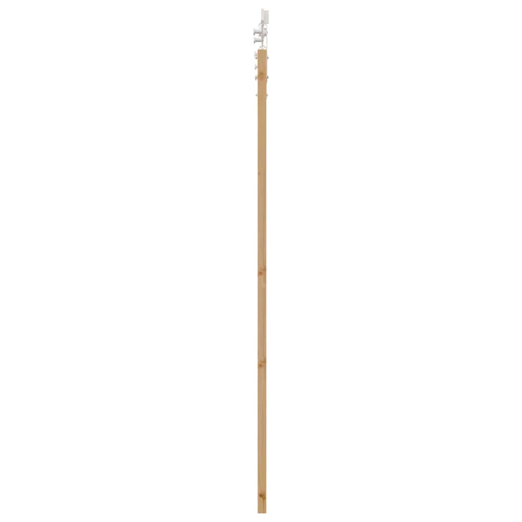 Schiebetür Braun 73,5 x 198,5 cm Holz und Metall
