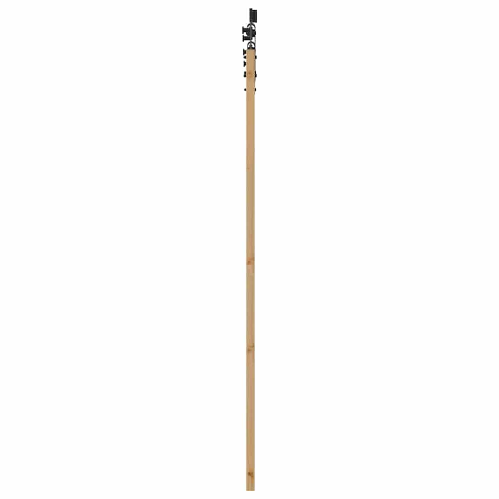 Schiebetür ORKDAL Natur 61 x 198,5 cm Solid Pine Wood and Glass