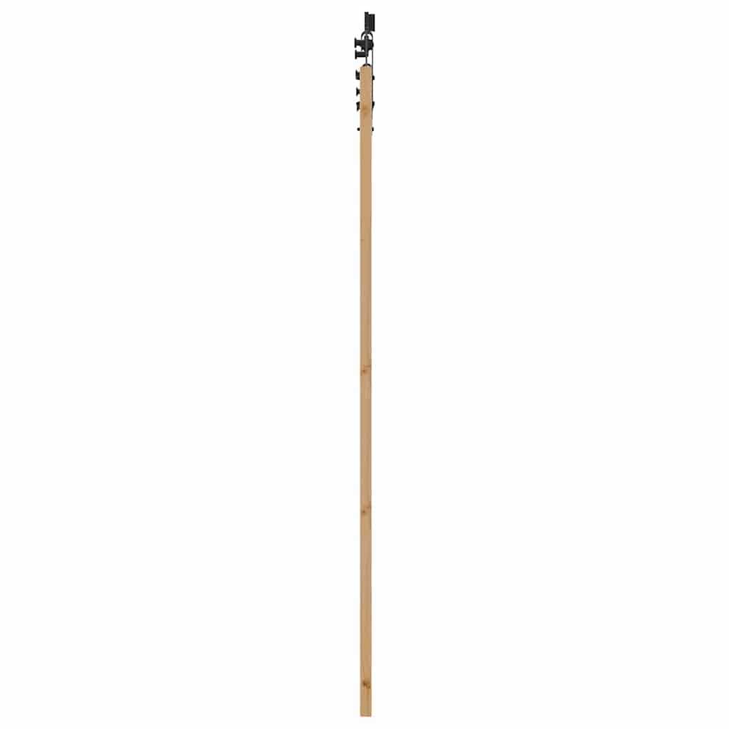 Schiebetür ORKDAL Natur 93 x 211 cm Solid Pine Wood and Glass