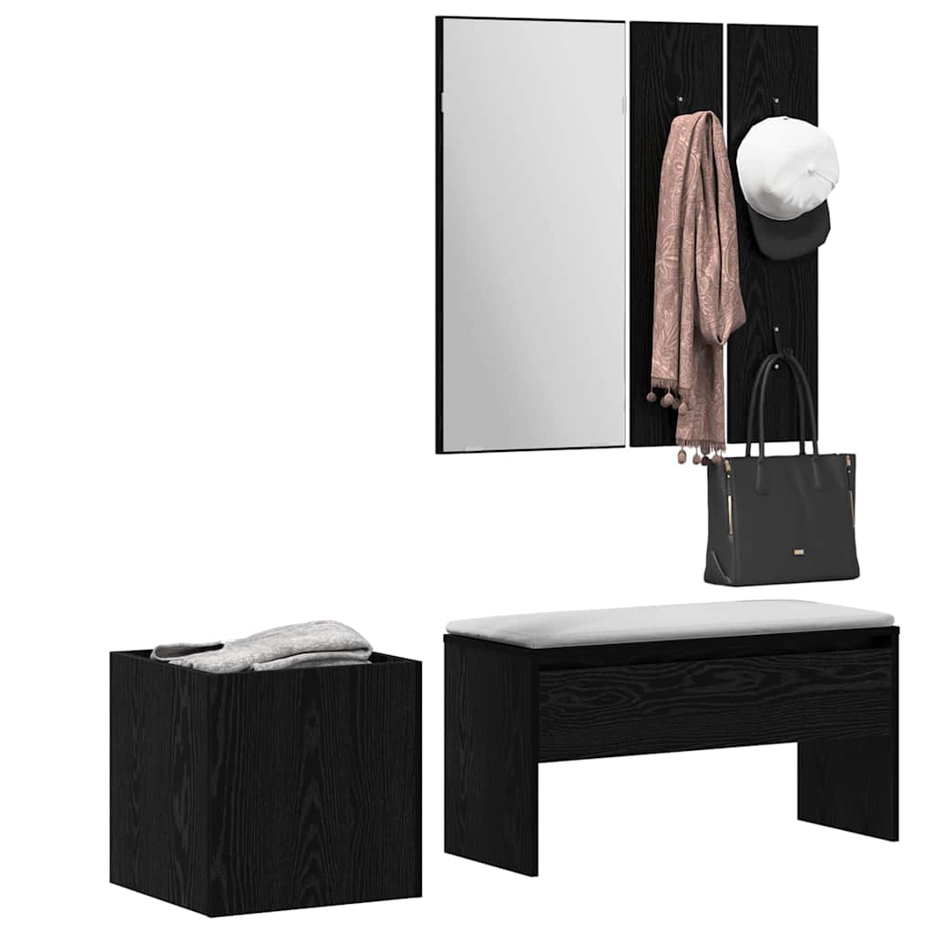 Flurmöbel-Set 5 stk. 80 x 30,5 x 40 cm Holzwerkstoff