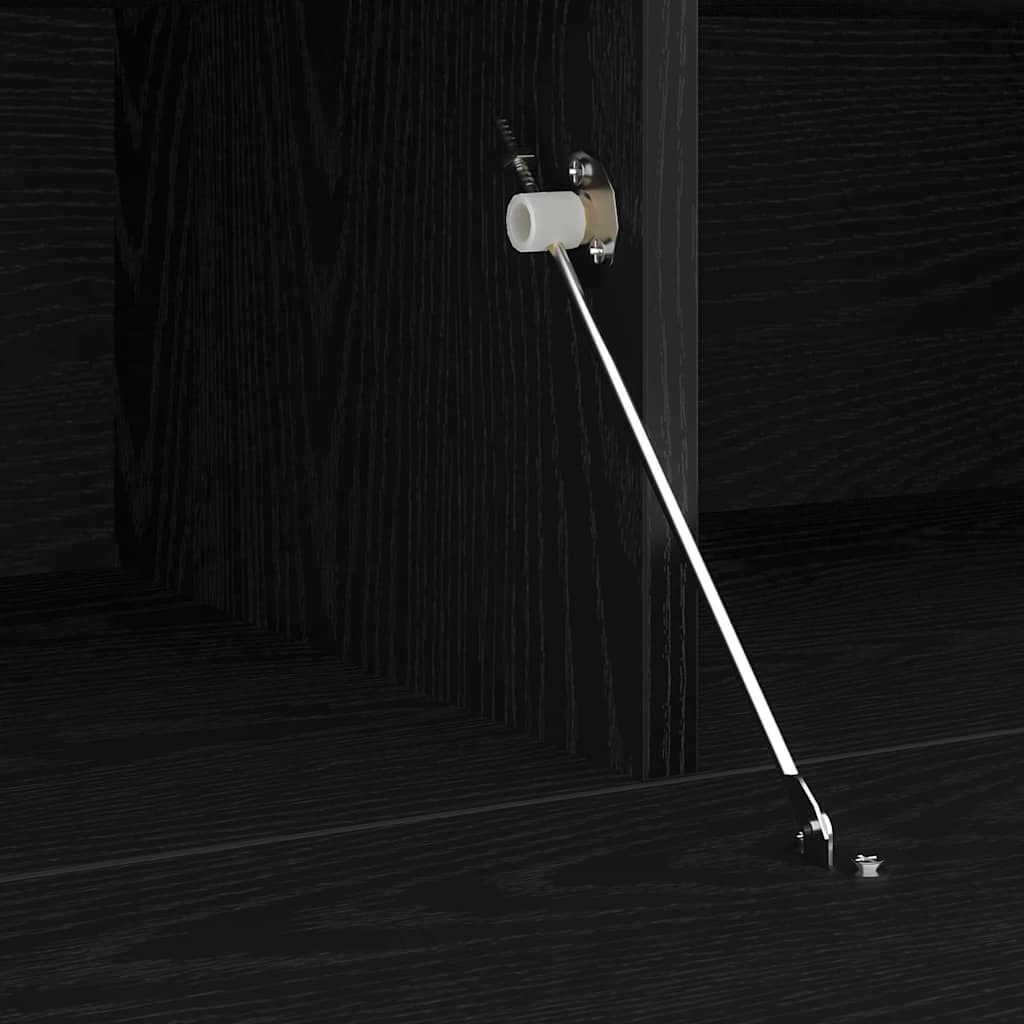 TV-Schränk 2 stk. Schwarz Eichen-Optik Holzwerkstoff