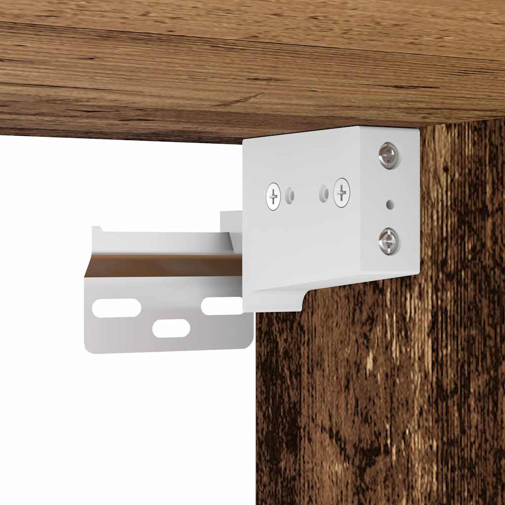 Waschbeckenunterschrank mit Becken mit Schubladen 2 pcs Altholz