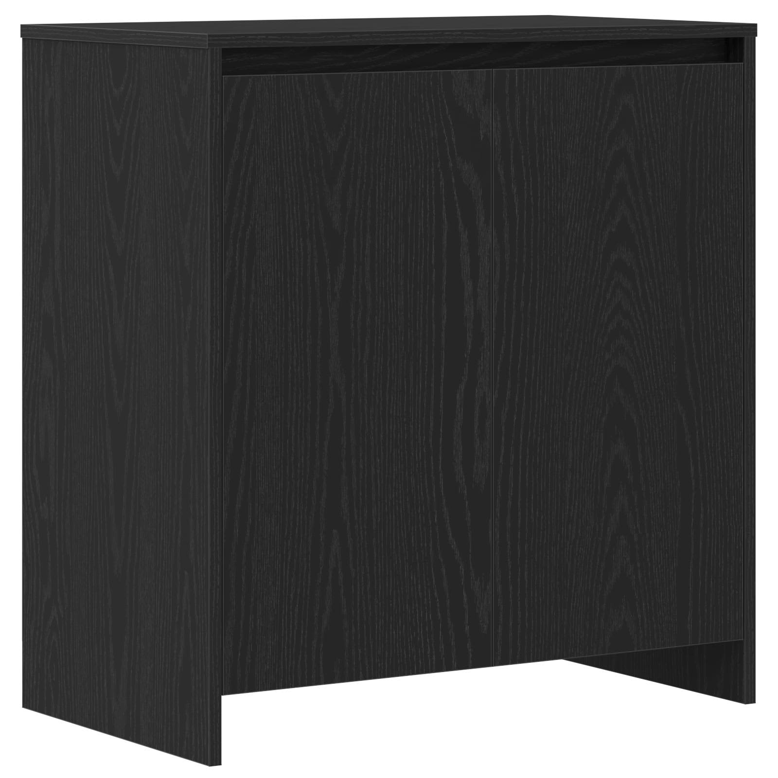 Sideboard 3 stk. Schwarz 70 x 41 x 75 cm Holzwerkstoff