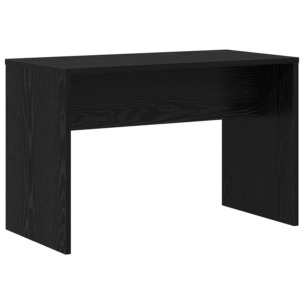 LED Schminktisch Set 2 pcs Schwarz Eichen-Optik Holzwerkstoff