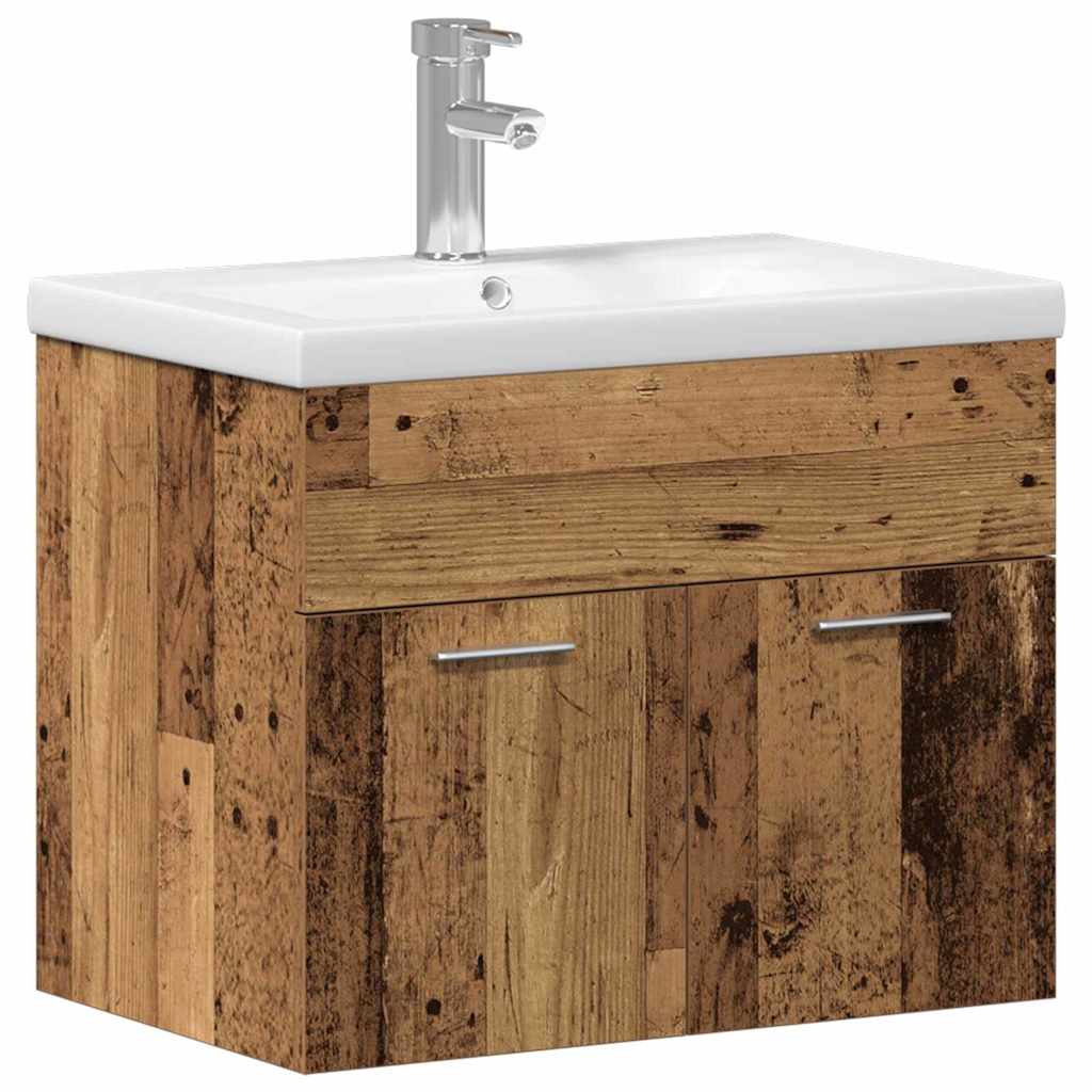 Badezimmerschrank Altholz 60 x 38,5 x 46 cm Holzwerkstoff