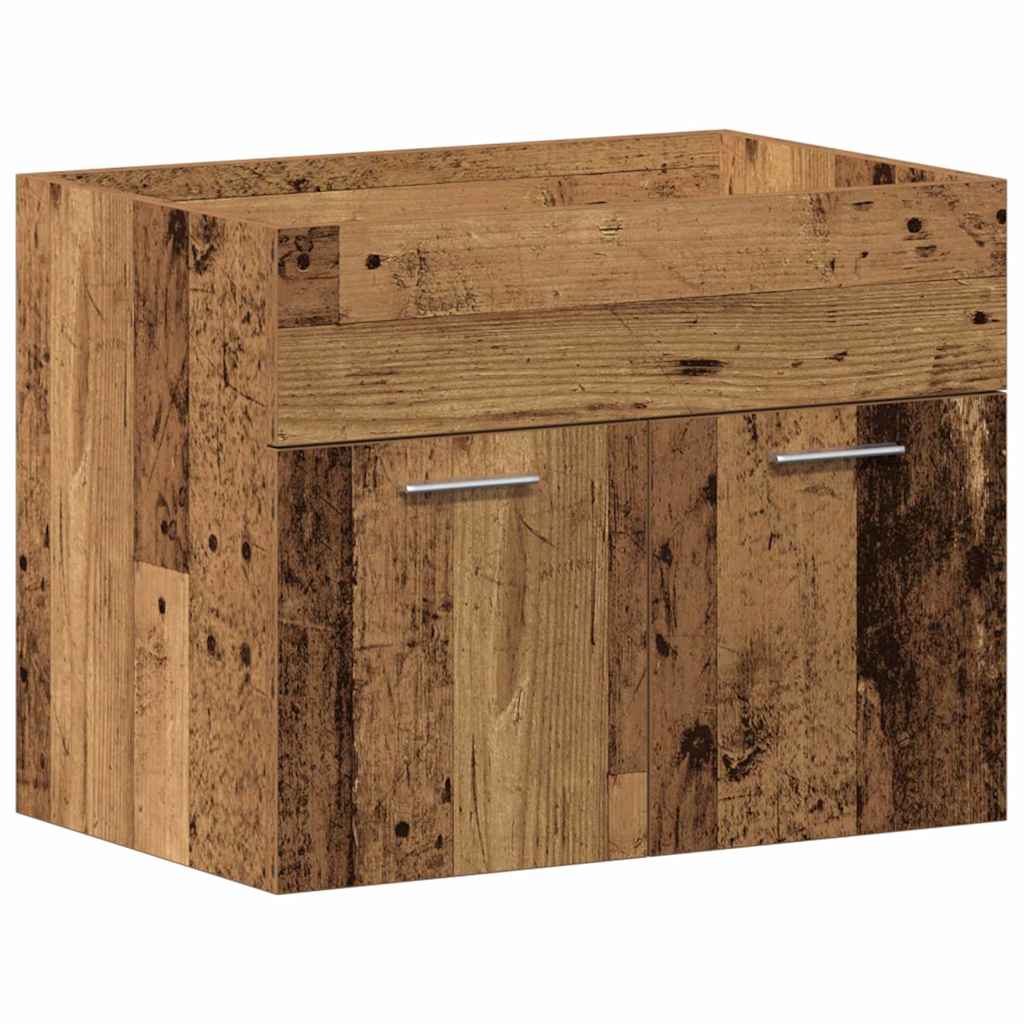 Badezimmerschrank Altholz 60 x 38,5 x 46 cm Holzwerkstoff