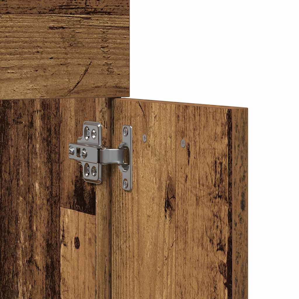 Badezimmermöbel-Set 4 stk. Altholz 60 x 38,5 x 46 cm