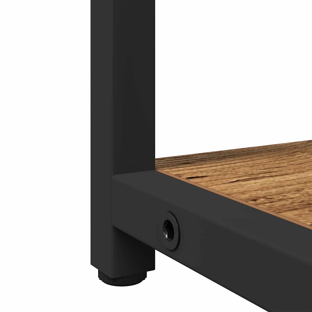 Badezimmermöbel-Set mit Regal mit Tür 3 pcs Braun Holzwerkstoff